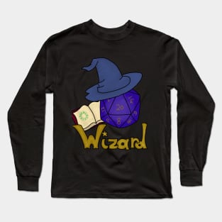 Wizard d20 dice Long Sleeve T-Shirt